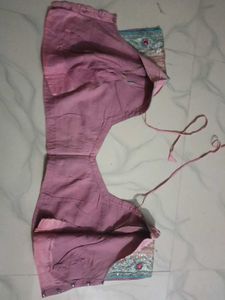 GentlyUsed Designer PinkEmbroideredBlouse- 36"Bus