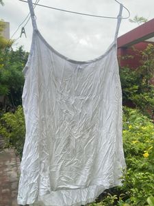 Basic White Camisole Top