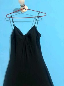 Classic Black Spaghetti Strap Dress