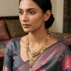 Exquisite Gold-Plated Layered Necklace Set