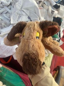 Cute Brown Plush Dog Toy