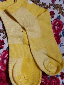 Bright Yellow Comfortable Socks