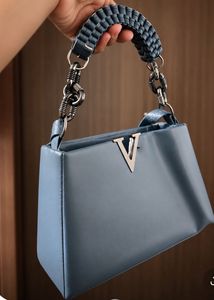 Stylish Blue Handbag