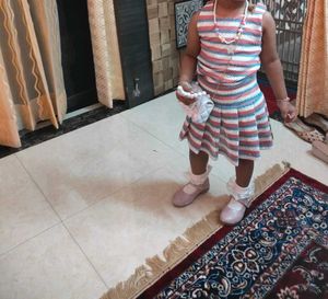 Adorable Striped Knit Dress for Girls