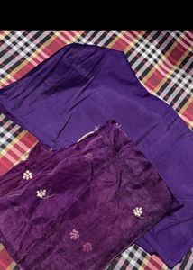 Embroidered Purple Kurta