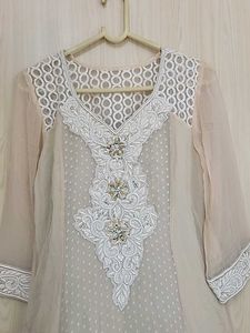 Elegant Off-White Kurta