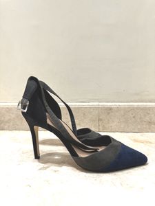 Call It Spring Blue And Black Coloured Heels