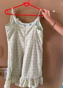 Floral Print Spaghetti Strap Dress