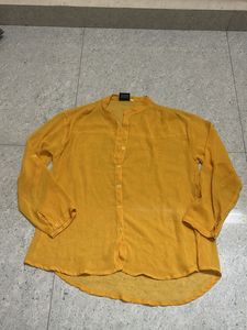 Women's Yellow Long Sleeve Top