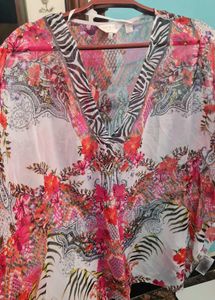 Ted Baker V-Neck Tunic Top/Swimsuit c