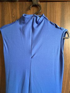 Stunning Blue Bodycon Midi Dress