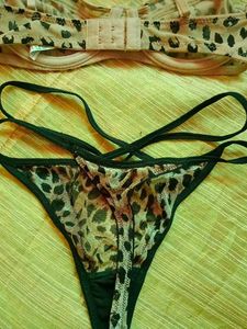 Forever 21 Leopard Print Lingerie Set