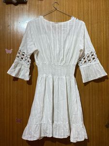 Boho Chic White Lace Top