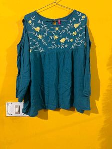 Two Coral Relaxed Top