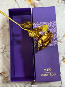 24K Golden Rose