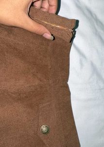 Brown Corduroy skirt