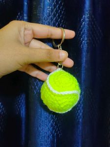 Tennis Ball Keychain
