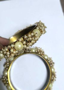 Polka Beads Bangle Set (2-Piece)