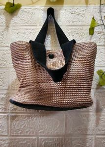 Imported Woven Handbag