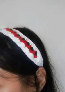 viral strawberry crochet headband