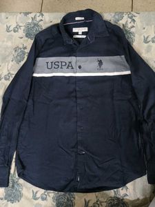 US Polo Assn Navy Blue Shirt for men