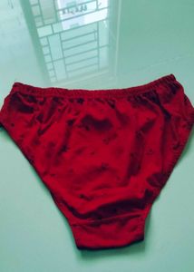 Red Printed Panties