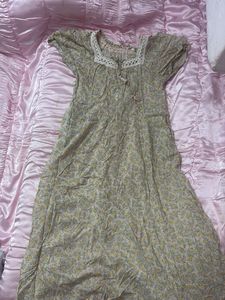 Vintage Floral Maxi Dress