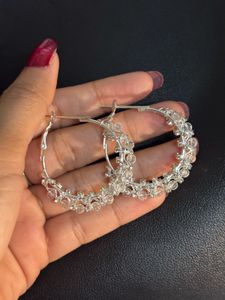 Hoop Crystal Earrings