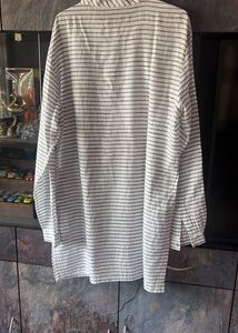 Classic Striped Long Sleeve Tunic Top