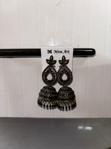 Mira Art Jhumka Earrings