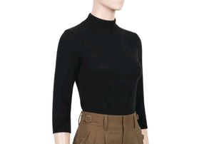 Minimal Mockneck skinny sweater