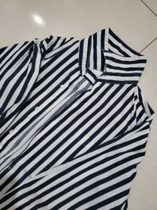 Striped Long Sleeve oversized shirt