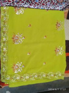 New Saree With Blouse Piece