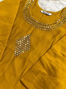 Elegant Yellow Kurta Set