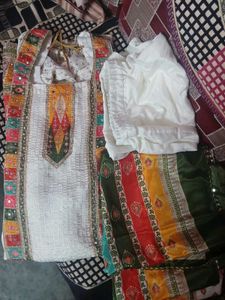 Boutique stitched Bubble silk Kurta Set