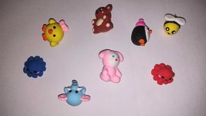 8 Cute Animal clay charms