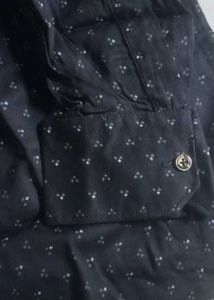 Stylish Black Printed Shirt