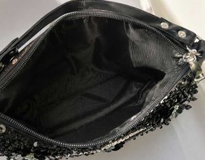 Sparkling Black Evening Clutch