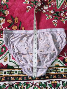 Comfortable Lilac Briefs with Cute Print