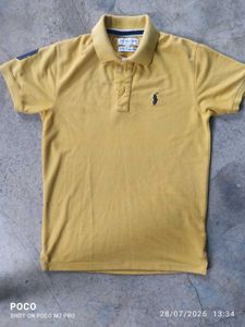 Men's Yellow Polo T-Shirt