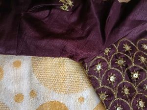 Embroidered Silk Blouse
