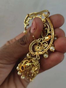 Exquisite Gold Jhumka Earrings