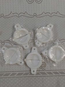 Set of 5 Round Plastic Gujia Mould Se
