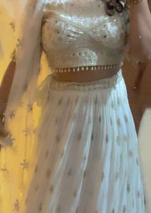 Beautiful White Lehenga Choli