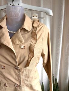 Imported Double-Breasted trench coat