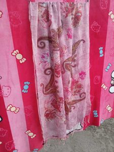 Pink Floral Scarf
