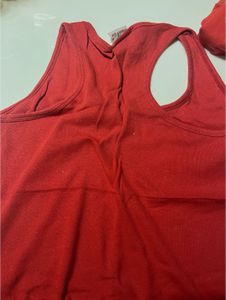 Red Racerback Tank Top