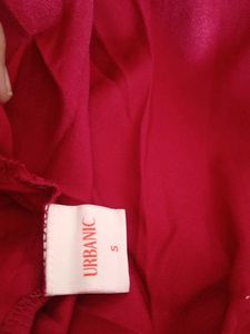 Elegant Red Slip Dress