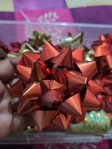 Sparkling Golden Floral Craft Decor(5+5 with roll)