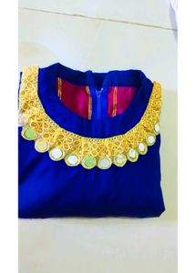 👗nevy  Blue Embellished gown dress🫶🏻